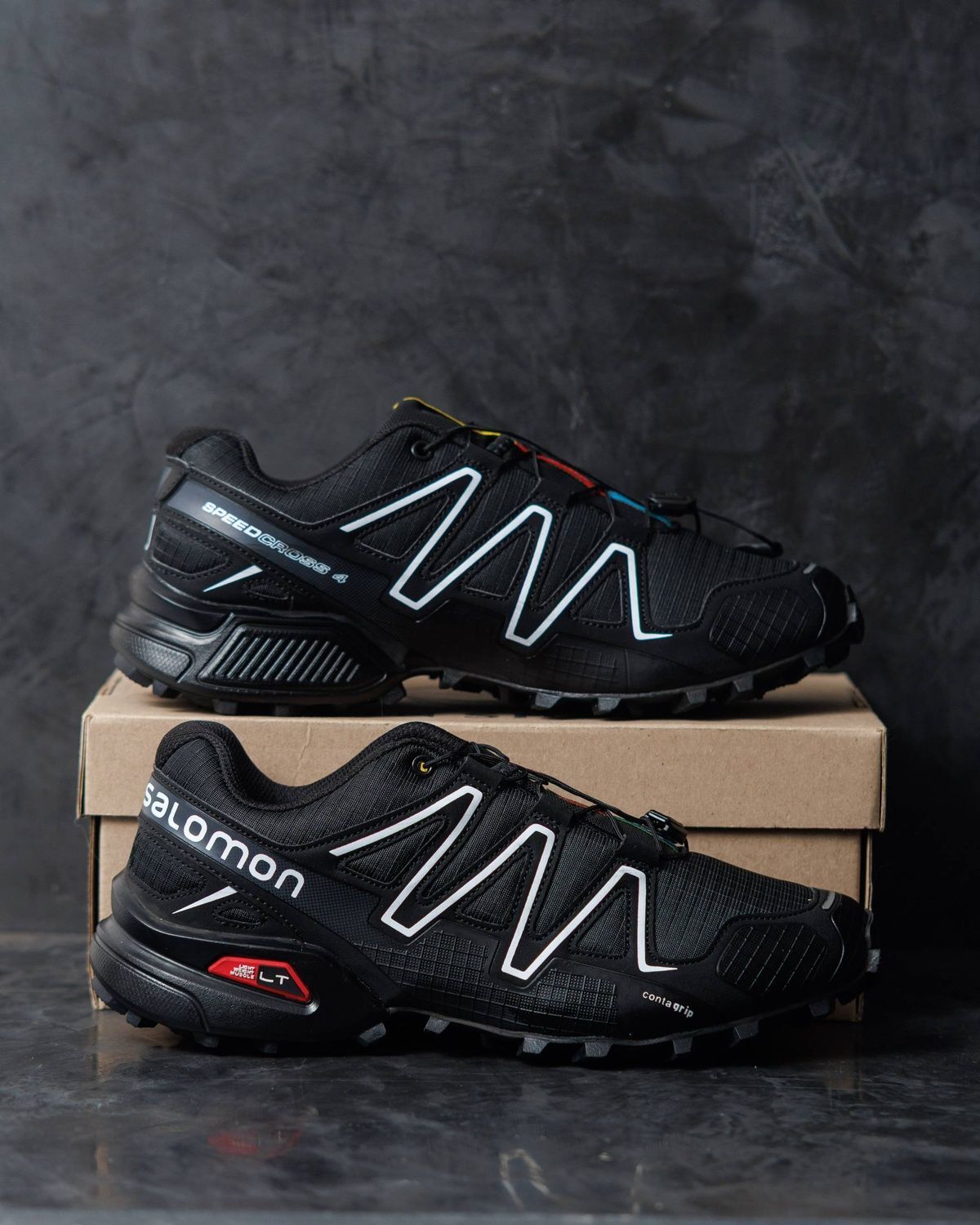 Кросівки Salomon Speedcross 3 Black SL027 фото