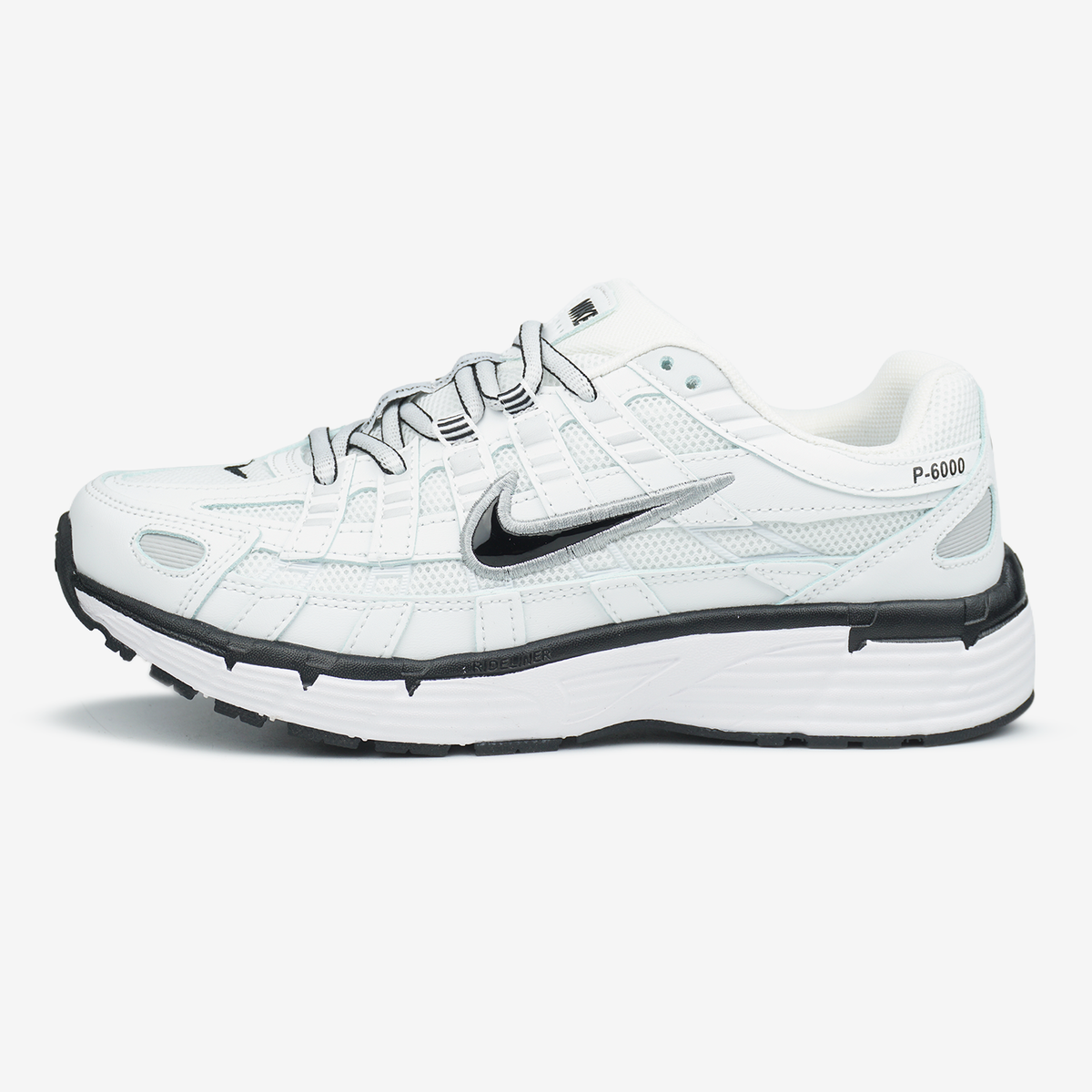 Nike P-6000 White Black Swoosh 0405 фото