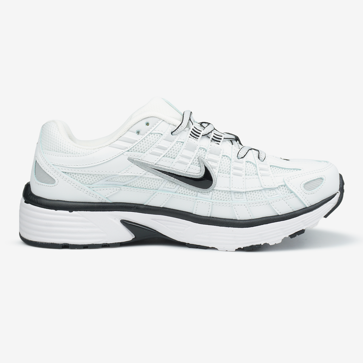 Nike P-6000 White Black Swoosh 0405 фото