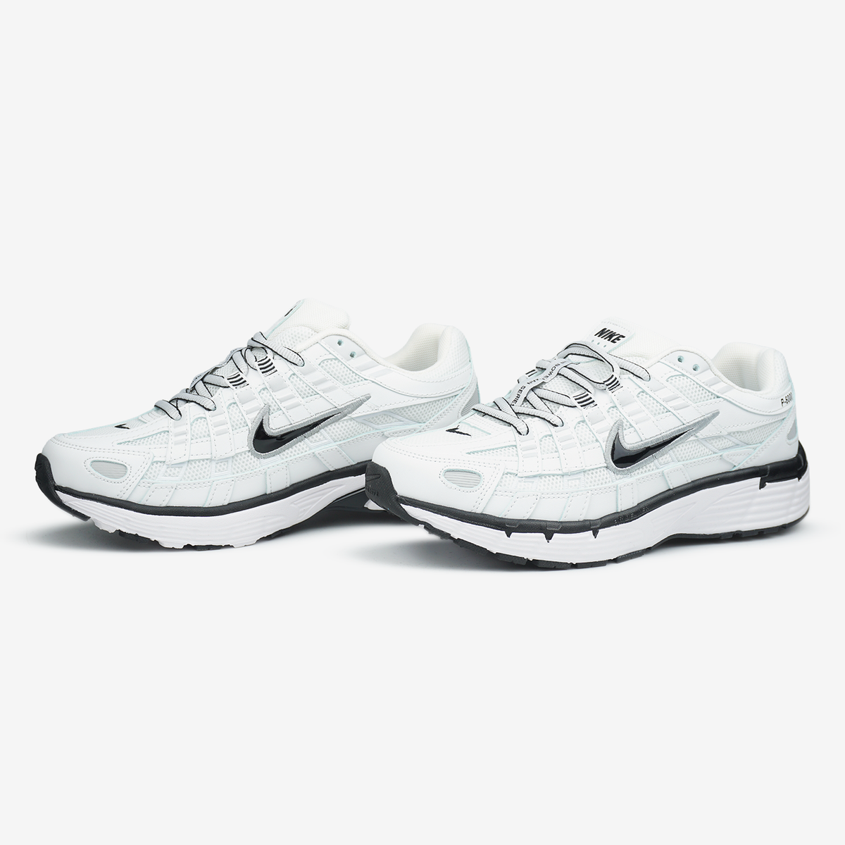 Nike P-6000 White Black Swoosh 0405 фото