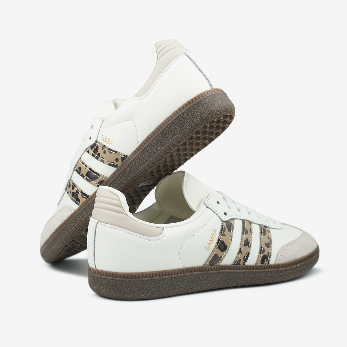 Adidas Wmns Samba Light Beige Leo 1087 фото