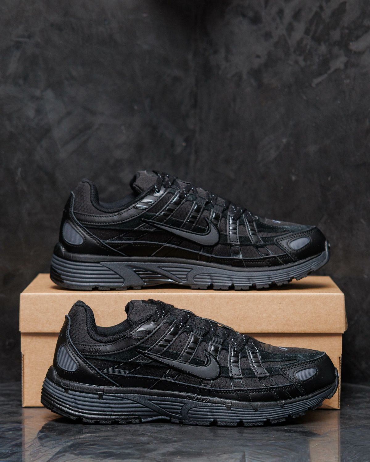 Nike P-6000 Gore-Tex Black Grey NK397 фото