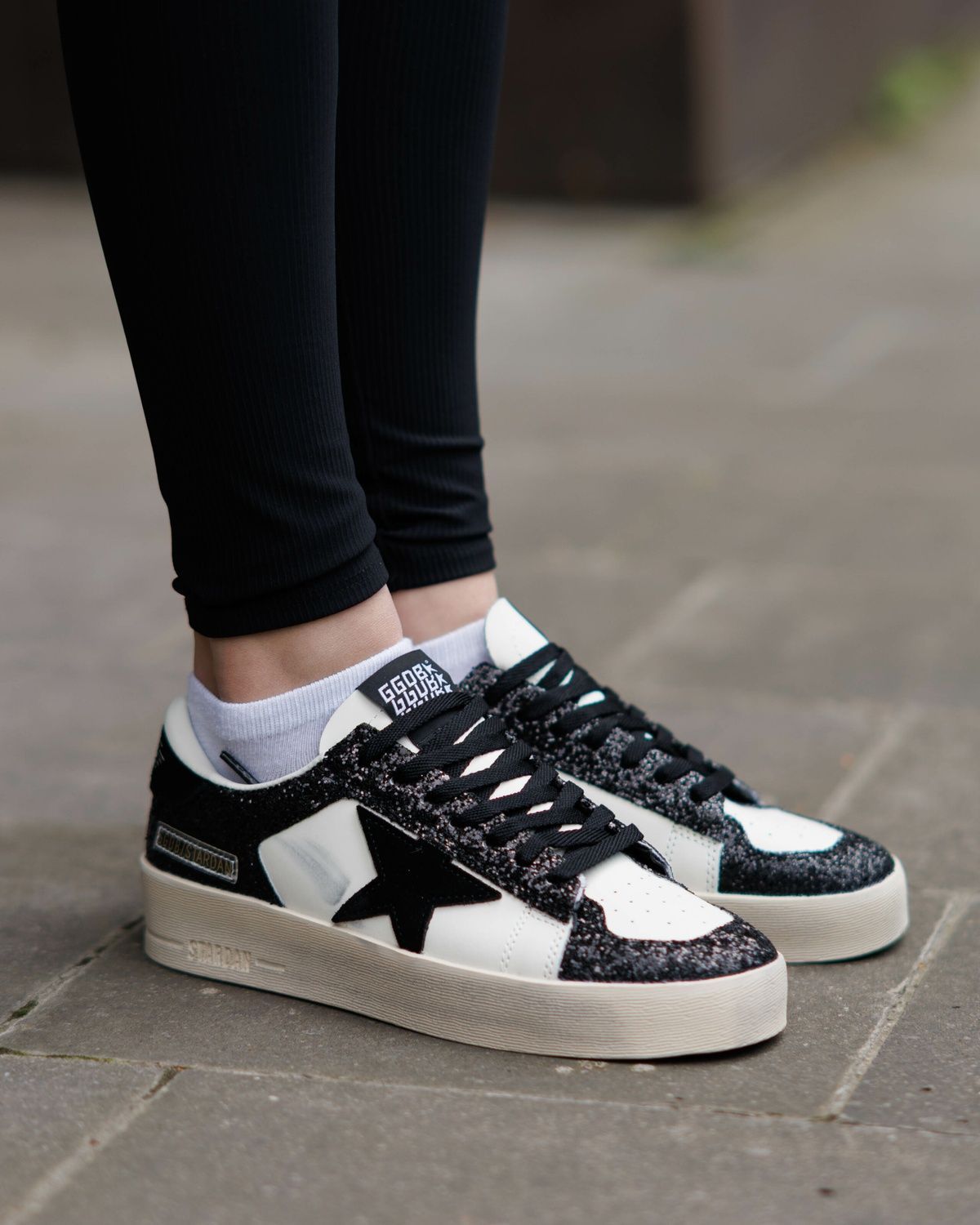 Кросівки Golden Goose GGDB Stardan Black White GG003 фото
