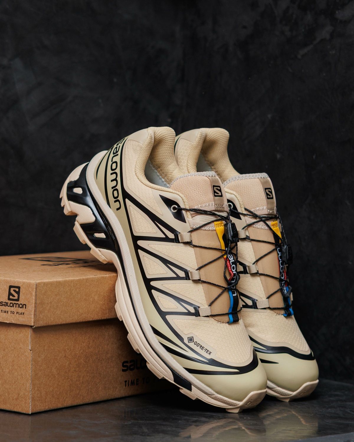 Salomon S LAB XT-6 Gore-Tex Safari Black SL040 фото