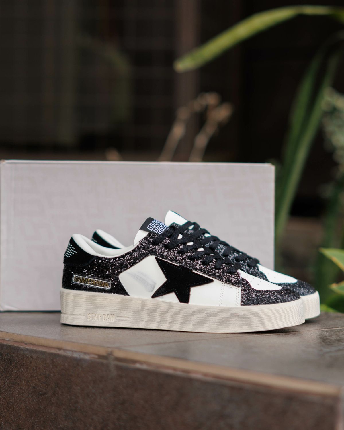 Кросівки Golden Goose GGDB Stardan Black White GG003 фото