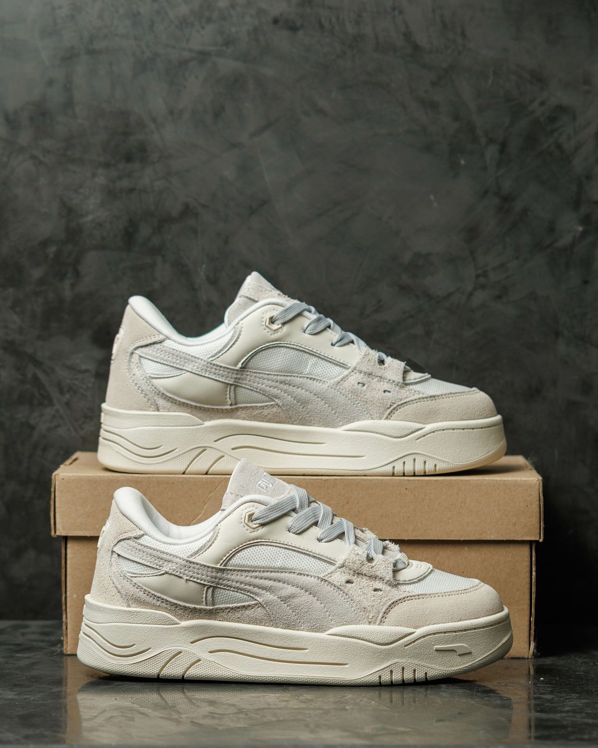 Кросівки Puma 180 Grey White PM035 фото